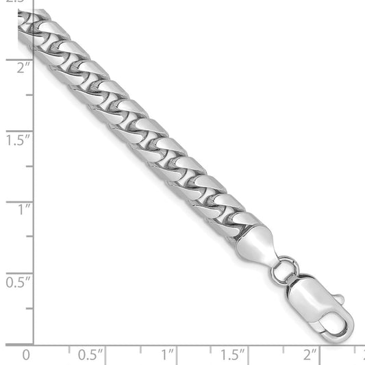 Shop Stylish 14K White Gold 6.25mm Solid Miami Cuban Link Chain - Luxury Value