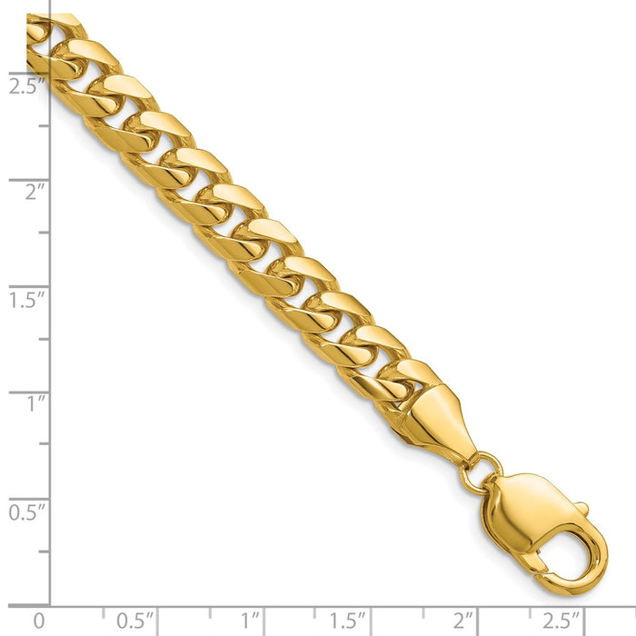 Shop Stylish 14K Solid Miami Cuban Link Chain - 8mm Width, Luxury Value!-3