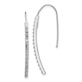 Buy Stylish 14K White Gold Diamond Enchantment Earrings - Luxury Design