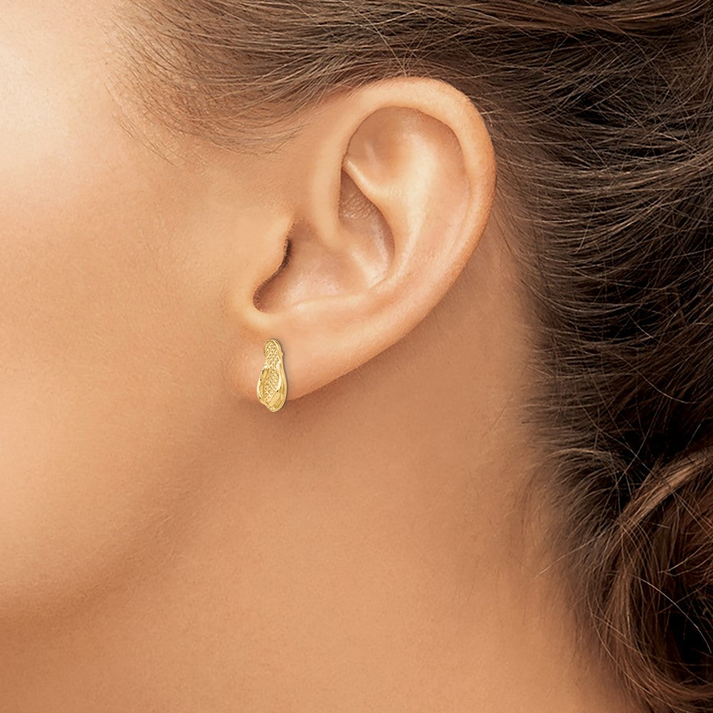Shop Exclusive 14K Gold Flip Flop Earrings - Stylish & Affordable Luxury