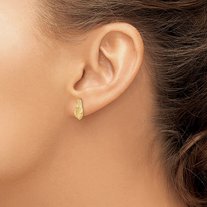 Shop Exclusive 14K Gold Flip Flop Earrings - Stylish & Affordable Luxury-3