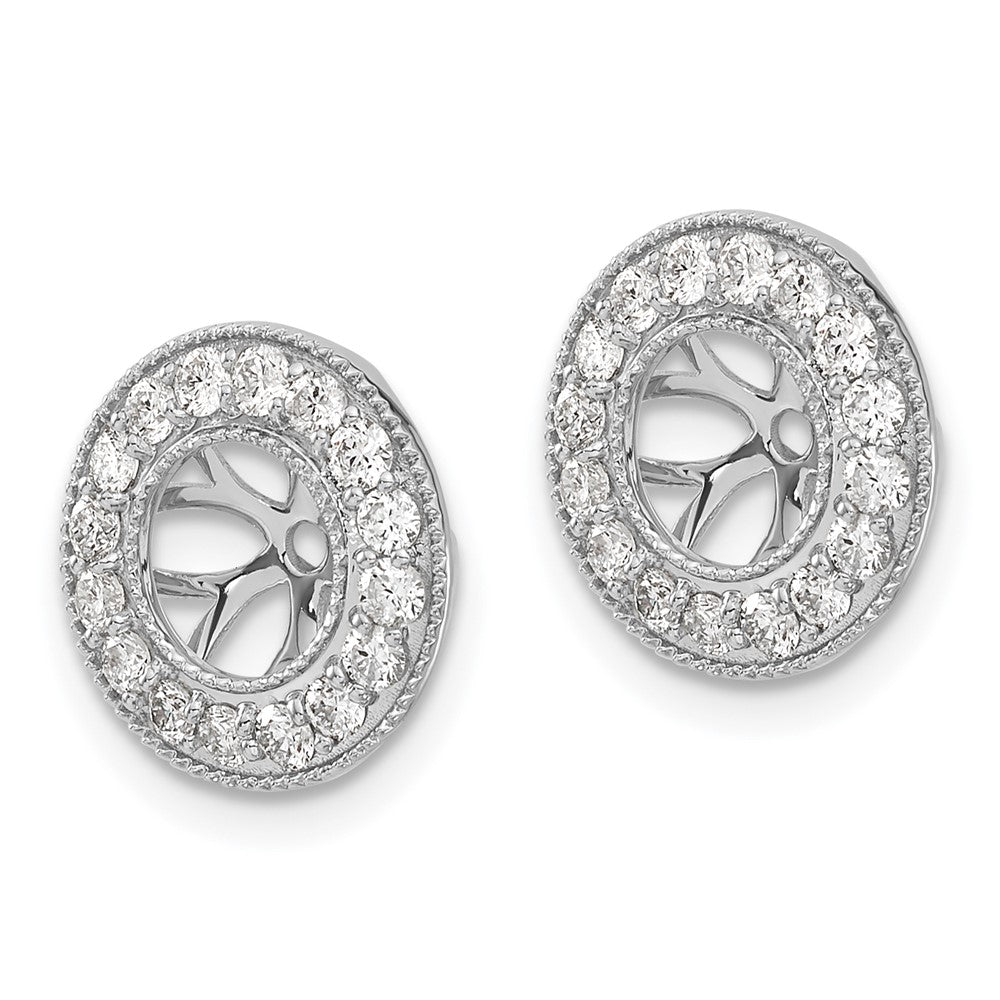 Buy Exclusive 14K White Gold Earrings with 5/8 Carat Lab-Grown Diamonds