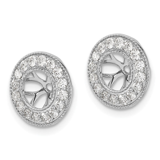 Buy Exclusive 14K White Gold Earrings with 5/8 Carat Lab-Grown Diamonds