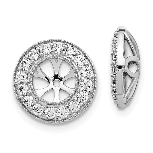 Buy Exclusive 14K White Gold Earrings with 5/8 Carat Lab-Grown Diamonds
