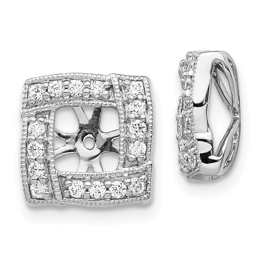 Buy 14K White Gold 1/3 Carat Lab-Grown Diamond Earrings - Stylish Value!