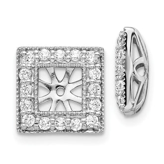 Buy 14K White Gold 1/2 Carat Lab-Grown Diamond Earrings - Stylish Value!