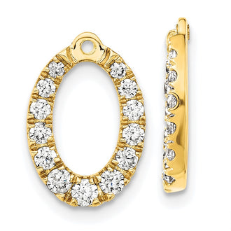 Buy Exclusive 14K Gold 5/8 Carat Lab-Grown Diamond Earring Jackets - Stylish Value