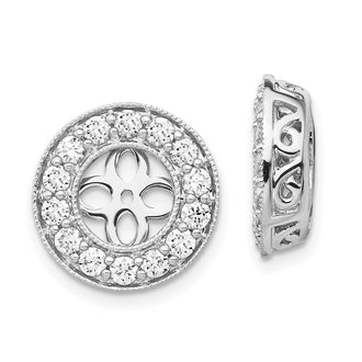 Exclusive 14K White Gold 1 Carat Lab-Grown Diamond Earring Jackets - Stylish Value!