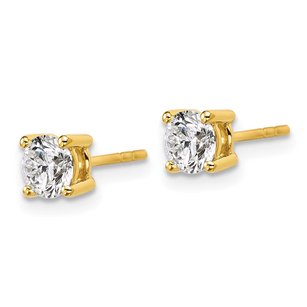 10K Gold 1.00ct Diamond Stud Earrings