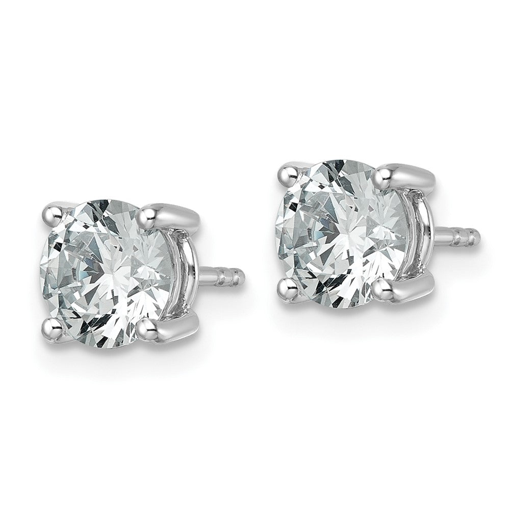 Buy Stylish 14K White Gold 2.5 ct Lab-Grown Diamond Stud Earrings - VS/SI+ G+ Clarity