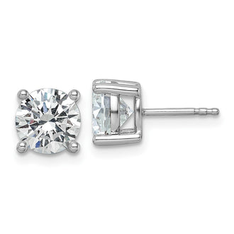 Shop Exclusive 14K White Gold 3 Carat Certified Lab-Grown Diamond Earrings