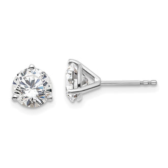 Buy Designer 14K White Gold 2.5 ct Lab-Grown Diamond Stud Earrings - Stylish Quality