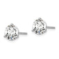 Shop Exclusive 14K White Gold 3ctw Lab-Grown Diamond Stud Earrings - Luxury Style!-2