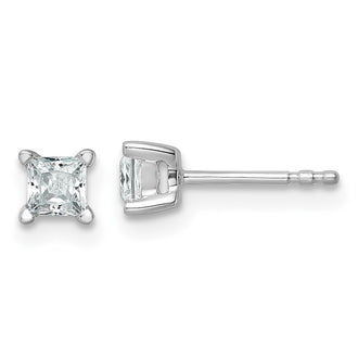 Shop Stylish 14K White Gold 1/2 ct Lab Grown Diamond Stud Earrings - VS/SI+
