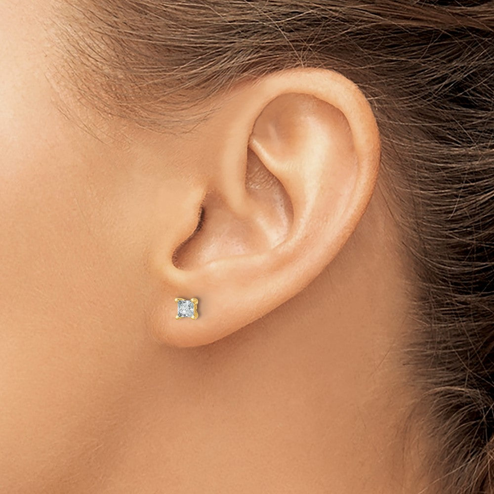 Buy Exclusive 14K Gold 1/2 ct Lab-Grown Diamond Stud Earrings - Stylish Design
