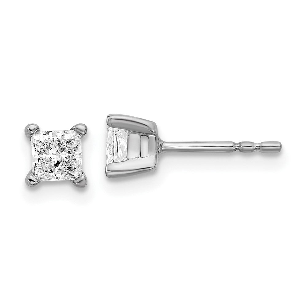 Shop Exclusive 14K White Gold 2/3 ct Lab Grown Diamond Stud Earrings - Luxury Style