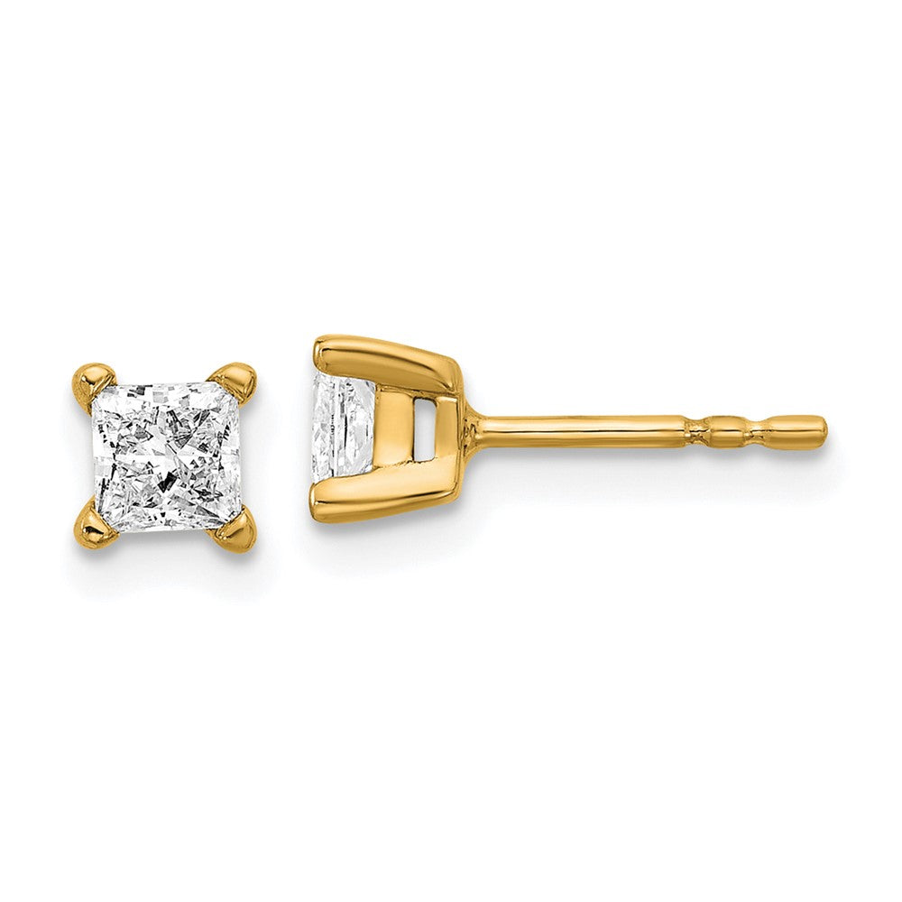 Exclusive 14K Gold 2/3 ct Lab Grown Diamond Stud Earrings - Stylish & Affordable!
