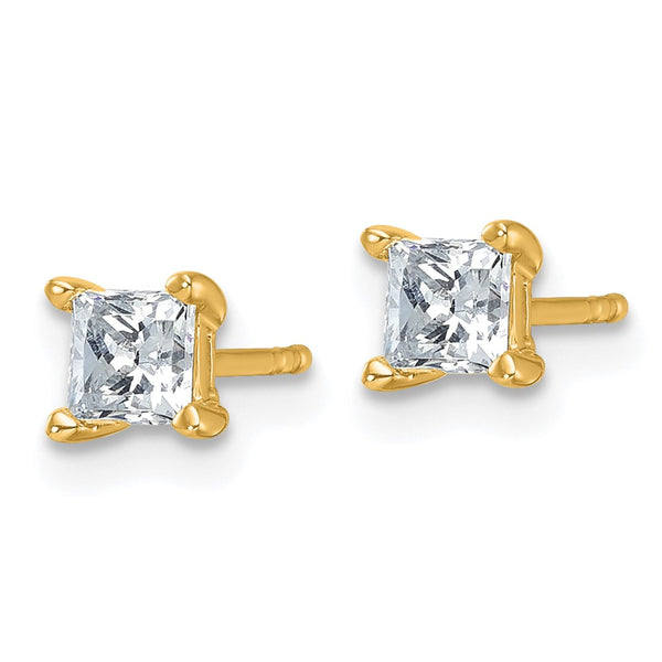 14K Gold 3/4 ct Lab-Grown Diamond Stud Earrings - Heavyweight
