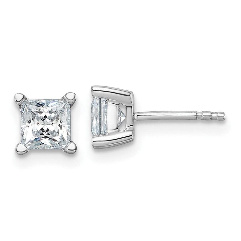 Exclusive 14K White Gold 1.5 ct Lab-Grown Diamond Stud Earrings - Stylish & Affordable