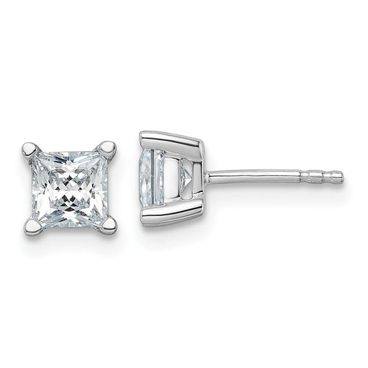 Exclusive 14K White Gold 1.5 ct Lab-Grown Diamond Stud Earrings - Stylish & Affordable