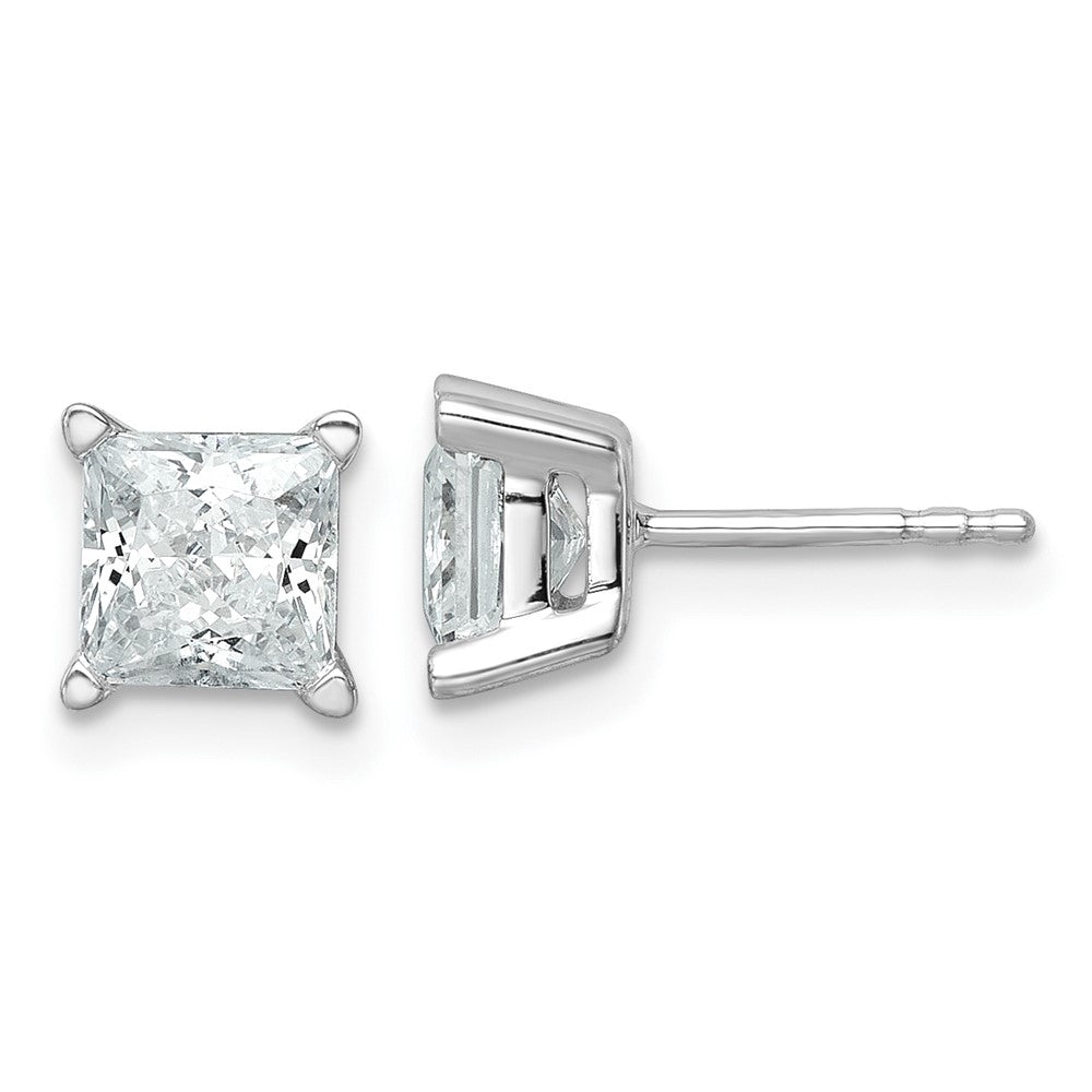 Buy Exclusive 14K White Gold Heavyweight 2 Carat Lab-Grown Diamond Studs