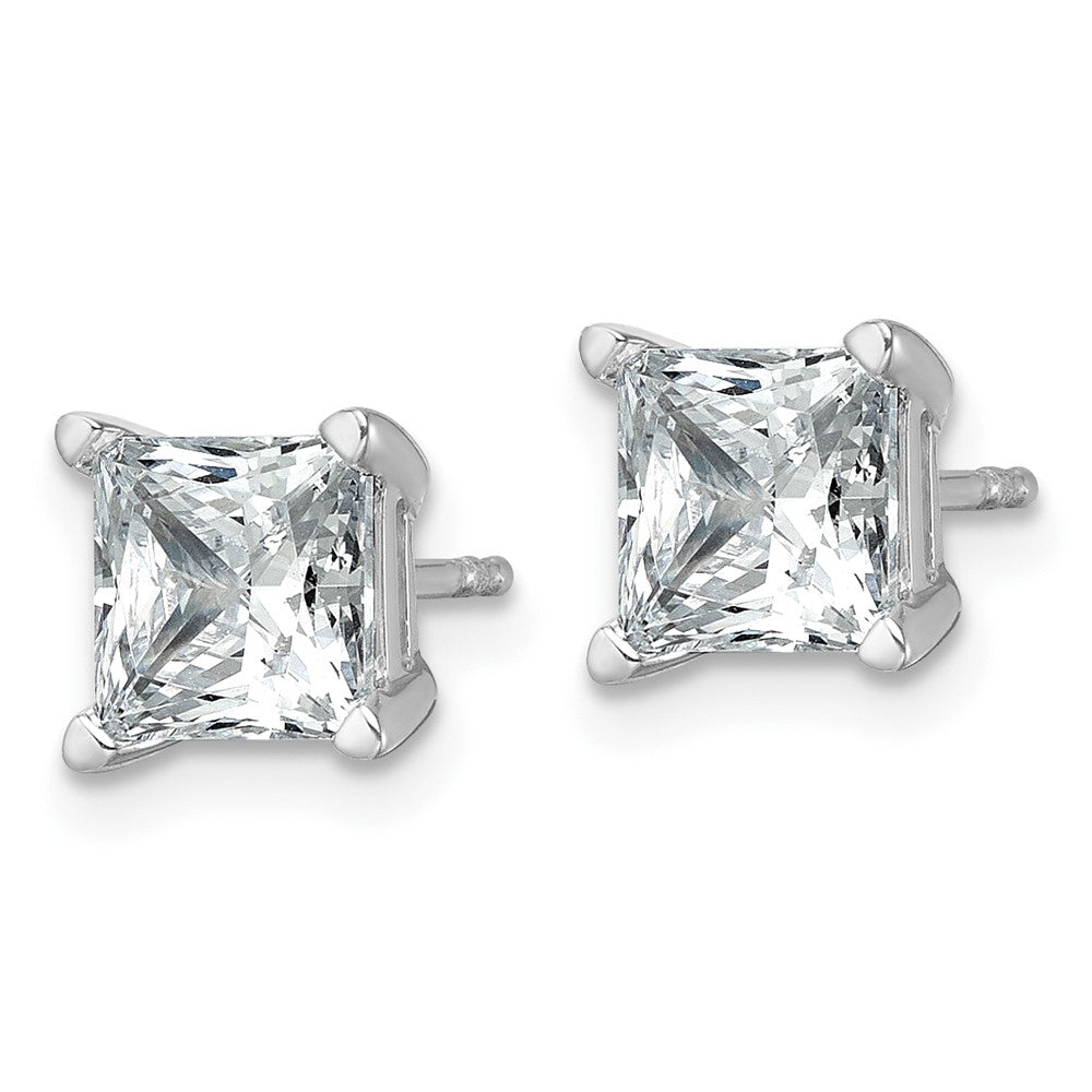 Shop Luxury 14K White Gold Stud Earrings | 3 Carat Lab-Grown Diamonds VS+ F+