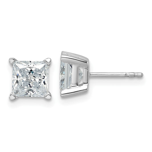 Shop Exclusive 14K White Gold 3 Carat Lab-Grown Diamond Stud Earrings