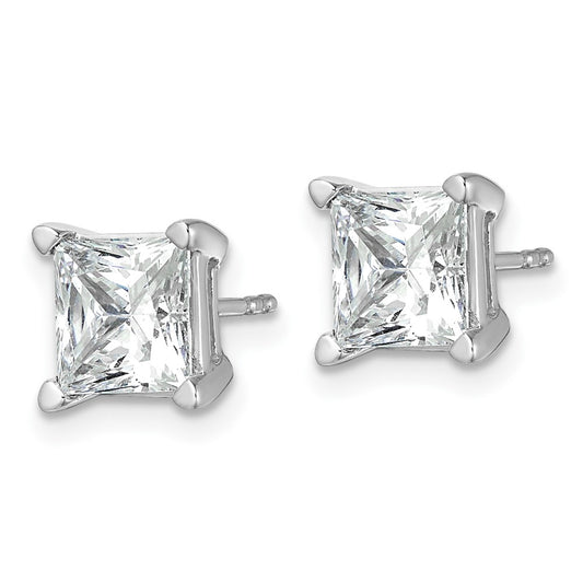 Shop Exclusive 14K White Gold 5 ct Lab-Grown Diamond Stud Earrings - Stylish!