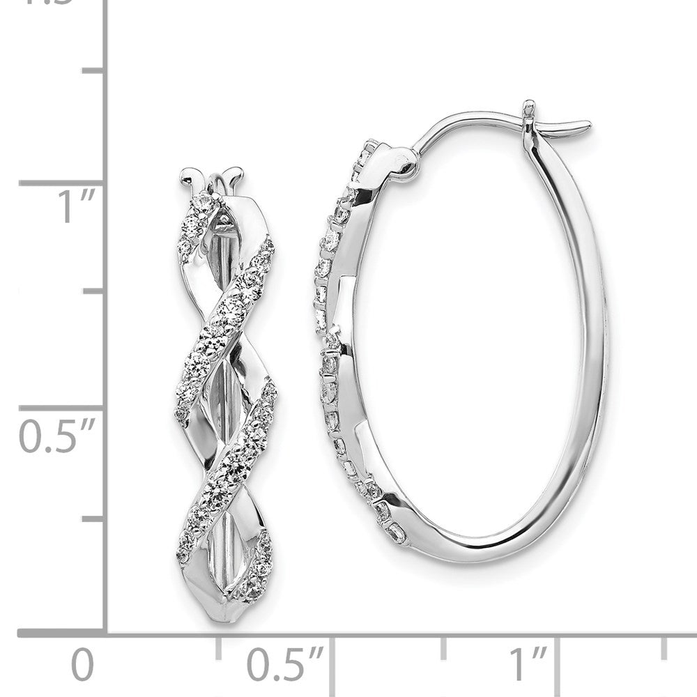 Exclusive 14K White Gold Diamond-Studded Earrings | Stylish & Affordable Luxury