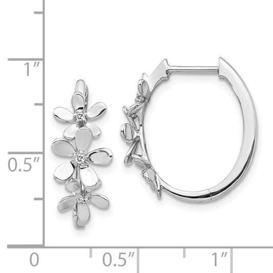 High-Quality 14K White Gold Diamond Stud Earrings - Stylish & Affordable Value