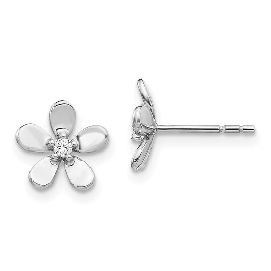 Buy Exclusive 14K White Gold Diamond Stud Earrings - Stylish & Affordable!