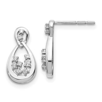 Buy Exclusive 14K White Gold Diamond Stud Earrings - Stylish & Affordable Value