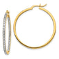 Buy Exclusive 14K Gold Hoop Earrings with 5/8 Carat Lab-Grown Diamonds-3