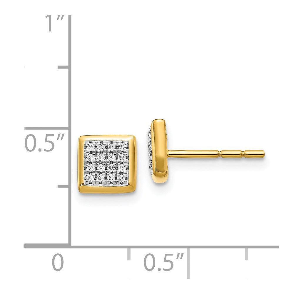 Order Stylish 14K Gold Diamond Stud Earrings - Luxury, Affordable Elegance