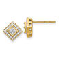 Exclusive 14K Lab-Grown Diamond Post Earrings - Stylish G Color, VS/SI+ Quality-3