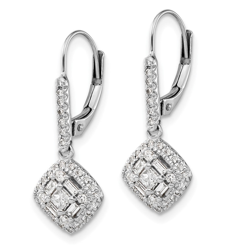 Buy Exclusive 14K White Gold Lab-Grown Diamond Earrings - Stylish & Value!