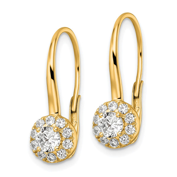 14K Gold 1.5 Carat Lab-Grown Diamond Drop Earrings - Style GR1-1003718