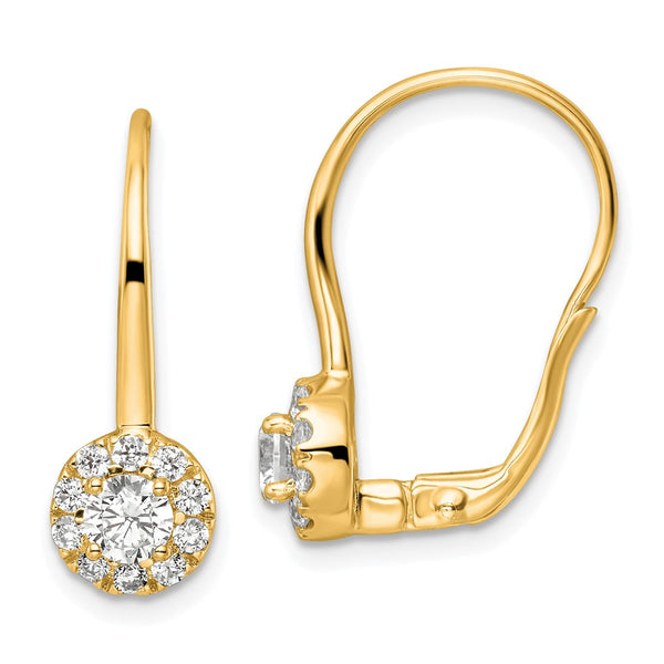 14K Gold 1.5 Carat Lab-Grown Diamond Drop Earrings - Style GR1-1003718
