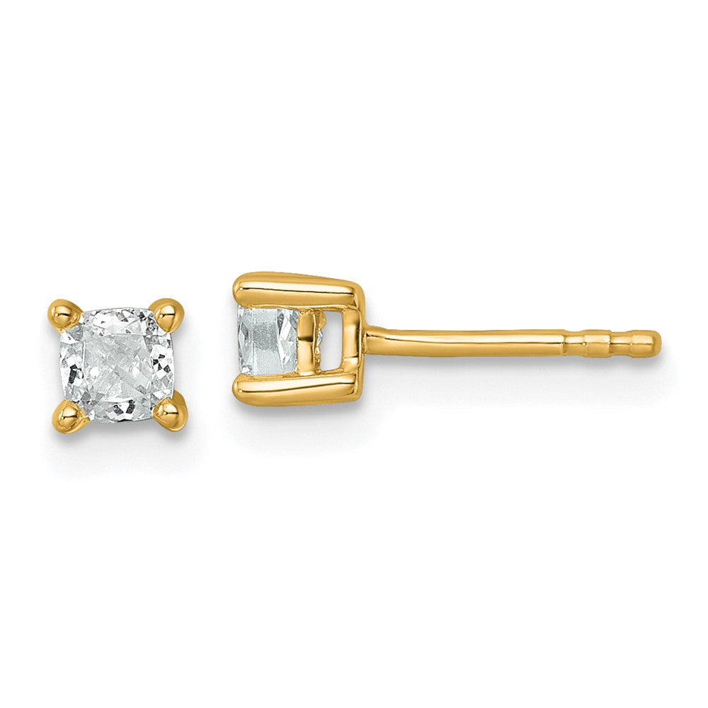 Shop Exclusive 14K Yellow Gold 1/2 ct Lab-Grown Diamond Stud Earrings - Stylish & Luxury