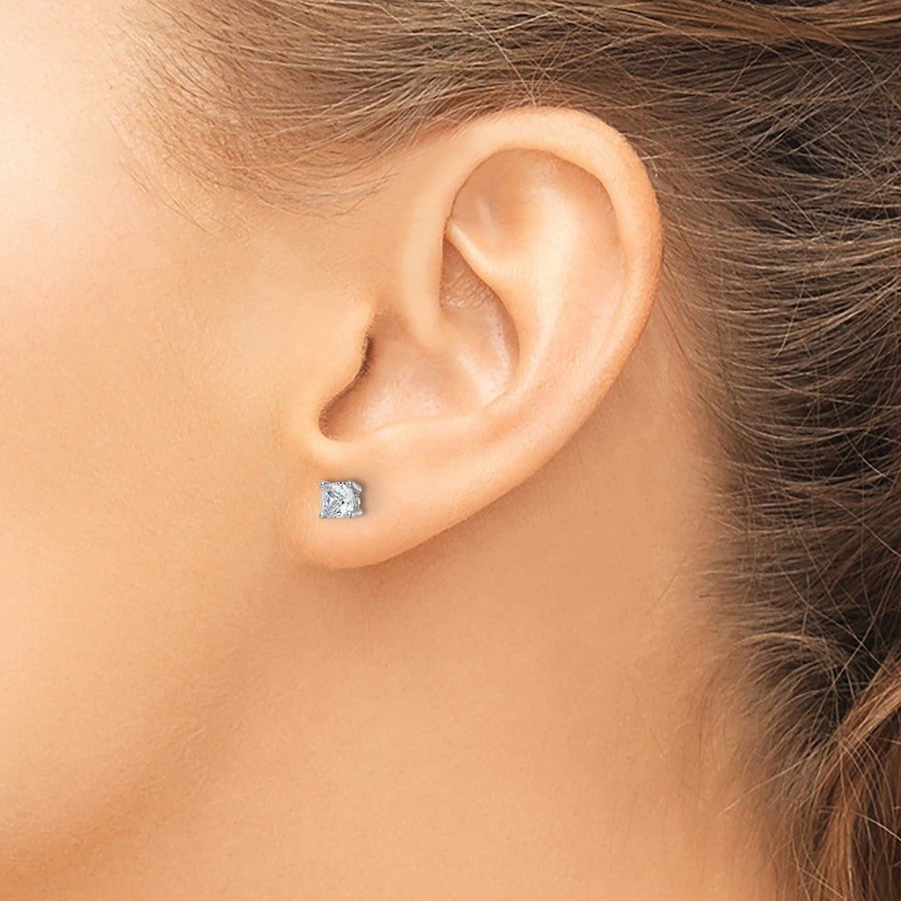 Buy Exclusive 14K White Gold Heavyweight 1 ct VS+ Lab-Grown Diamond Earrings