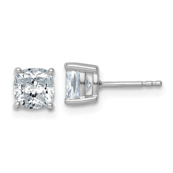 14K White Gold 2.0 ctw Lab-Grown Diamond Stud Earrings