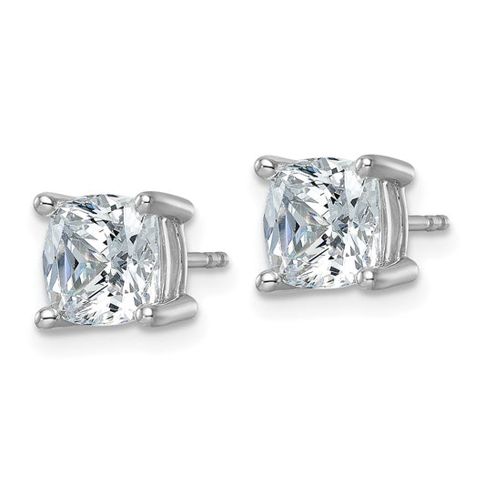 Shop Exclusive 14K White Gold 4ctw Lab-Grown Diamond Stud Earrings - Luxury Style