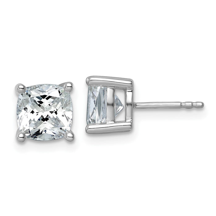 Buy Exclusive 14K White Gold 4.0 ctw Lab-Grown Diamond Stud Earrings-1
