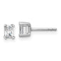 Shop Exclusive 14K White Gold 1/2 ct Lab-Grown Diamond Stud Earrings - Luxury Style-3