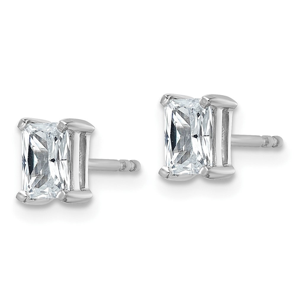 Shop Stylish 14K White Gold Heavyweight 1 ct Lab-Grown Diamond Stud Earrings