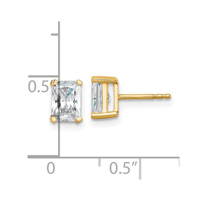 Buy Exclusive 1.5 ct Lab-Grown Diamond Stud Earrings in 14K Gold - Luxury Style-4