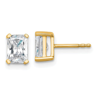 Buy Exclusive 14K Yellow Gold 1.5 ct Lab-Grown Diamond Stud Earrings - Luxury Quality!