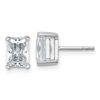 Shop Exclusive 14K White Gold 3 Carat Lab-Grown Diamond Stud Earrings