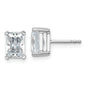Exclusive 14K White Gold 3 Carat Lab-Grown Diamond Stud Earrings - Luxury Value-3