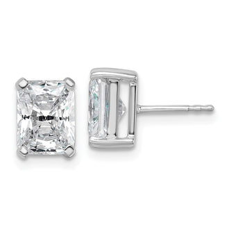 Exclusive 14K White Gold 4 Carat Lab-Grown Diamond Stud Earrings - Luxury Value!